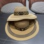 LV beach hat, fresh and light flat-top French sun protection hat for taking photos (18)