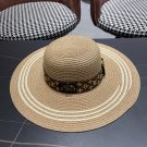LV beach hat, fresh and light flat-top French sun protection hat for taking photos (19)