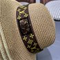 LV beach hat, fresh and light flat-top French sun protection hat for taking photos (19)