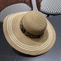 LV beach hat, fresh and light flat-top French sun protection hat for taking photos (19)