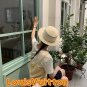 LV beach hat, fresh and light flat-top French sun protection hat for taking photos (20)