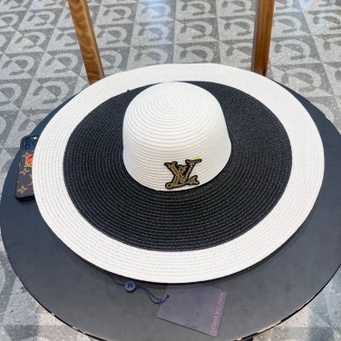 LV's 2025 new resort-style straw hat, a must-have for travel, super easy to match (17)