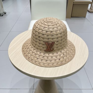 LV's 2025 new resort-style straw hat, a must-have for travel, super easy to match (37)