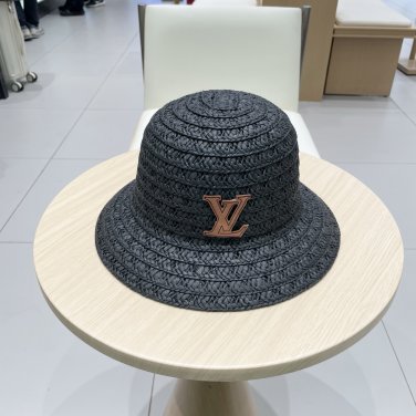 LV's 2025 new resort-style straw hat, a must-have for travel, super easy to match (38)