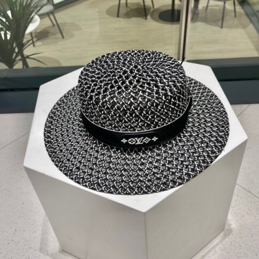 LV's 2025 new resort-style straw hat, a must-have for travel, super easy to match (44)
