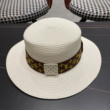 LV's 2025 new resort-style straw hat, a must-have for travel, super easy to match (4)