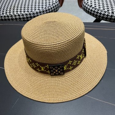 LV's 2025 new resort-style straw hat, a must-have for travel, super easy to match (2)