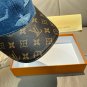 The new original single baseball cap of LV(LV), with embossed jacquard patchwork (25)