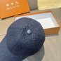The new original single baseball cap of LV(LV), with embossed jacquard patchwork (23)