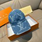 The new original single baseball cap of LV(LV), with embossed jacquard patchwork (4)