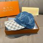 The new original single baseball cap of LV(LV), with embossed jacquard patchwork (2)