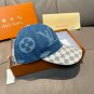 The new original single baseball cap of LV(LV), with embossed jacquard patchwork (2)
