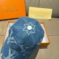 The new original single baseball cap of LV(LV), with embossed jacquard patchwork