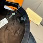 The new LV original single baseball cap with print, made of top-grain cowhide (53)