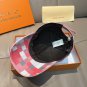 The new LV original single baseball cap with print, made of top-grain cowhide (49)