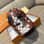 The new LV original single baseball cap with print, made of top-grain cowhide (48)