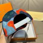 The new LV original single baseball cap with print, made of top-grain cowhide (36)