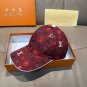 The new LV original single baseball cap with print, made of top-grain cowhide (33)
