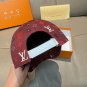 The new LV original single baseball cap with print, made of top-grain cowhide (33)
