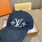 The new LV original single baseball cap with print, made of top-grain cowhide (29)