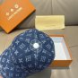 The new LV original single baseball cap with print, made of top-grain cowhide (17)