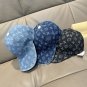 The new LV original single baseball cap with print, made of top-grain cowhide (17)
