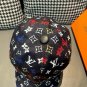 The new LV original single baseball cap with print, made of top-grain cowhide (6)