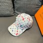The new LV original single baseball cap with print, made of top-grain cowhide (5)