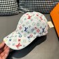 The new LV original single baseball cap features a printed gradient jacquard pattern (9)