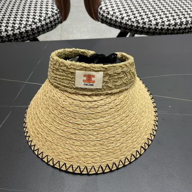Celine's new spring and summer fisherman's hat, canvas hat, straw woven sunshade