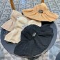 Celine's new spring and summer fisherman's hat, canvas hat, straw woven sunshade (7)