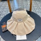 Celine's new spring and summer fisherman's hat, canvas hat, straw woven sunshade (10)