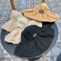 Celine's new spring and summer fisherman's hat, canvas hat, straw woven sunshade (10)