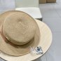 Celine's new spring and summer fisherman's hat, canvas hat, straw woven sunshade (12)