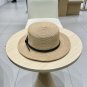 Celine's new spring and summer fisherman's hat, canvas hat, straw woven sunshade (13)