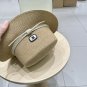 Celine's new spring and summer fisherman's hat, canvas hat, straw woven sunshade (14)
