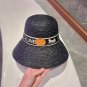 Celine's new spring and summer fisherman's hat, canvas hat, straw woven sunshade (15)