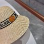 Celine's new spring and summer fisherman's hat, canvas hat, straw woven sunshade (16)