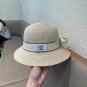 Celine's new spring and summer fisherman's hat, canvas hat, straw woven sunshade (19)