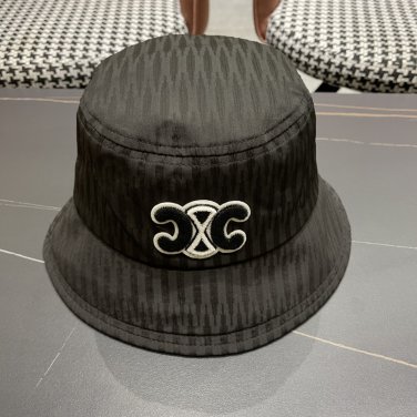 Celine's new spring and summer fisherman's hat, canvas hat, straw woven sunshade (21)