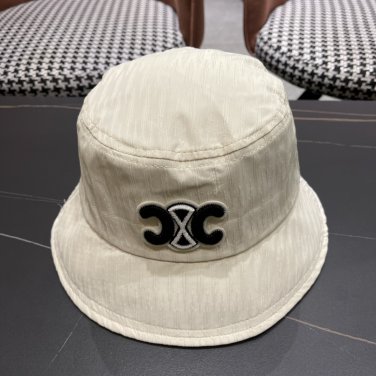 Celine's new spring and summer fisherman's hat, canvas hat, straw woven sunshade (22)