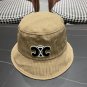 Celine's new spring and summer fisherman's hat, canvas hat, straw woven sunshade (23)