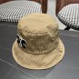 Celine's new spring and summer fisherman's hat, canvas hat, straw woven sunshade (23)