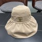 Celine's new spring and summer fisherman's hat, canvas hat, straw woven sunshade (24)