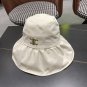 Celine's new spring and summer fisherman's hat, canvas hat, straw woven sunshade (25)