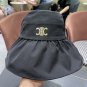Celine's new spring and summer fisherman's hat, canvas hat, straw woven sunshade (26)