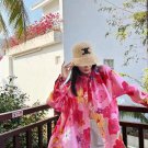 Celine's new spring and summer fisherman's hat, canvas hat, straw woven sunshade (28)