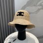 Celine's new spring and summer fisherman's hat, canvas hat, straw woven sunshade (28)