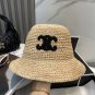Celine's new spring and summer fisherman's hat, canvas hat, straw woven sunshade (28)