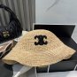 Celine's new spring and summer fisherman's hat, canvas hat, straw woven sunshade (28)
